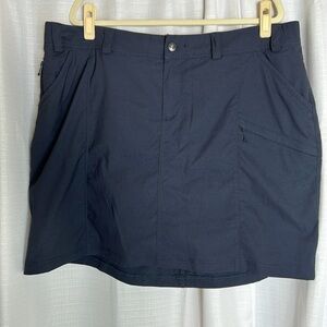 DULUTH TRADING CO Dry on the Fly Blue Skort Size 20W p3